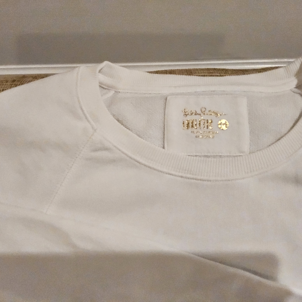 Lilly Pulitzer White Sweatshirt - Picture 2 of 4